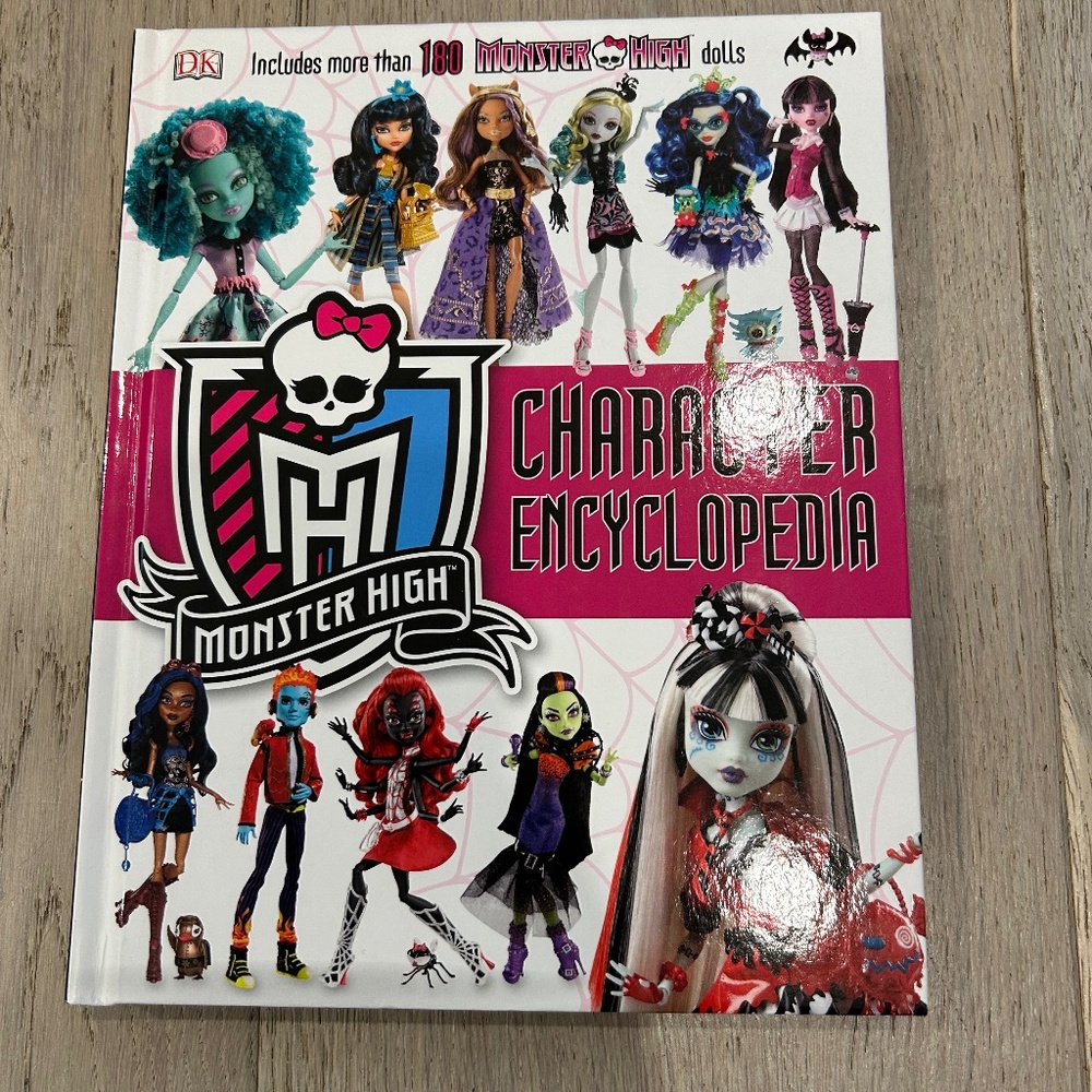 Monster High Character encyclopedia excellent condition OOP hard to find